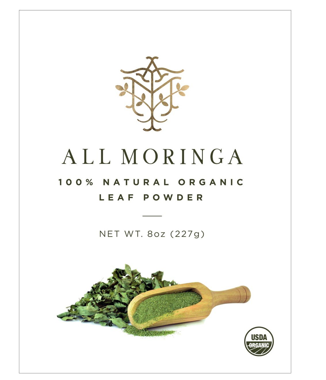 Premium 100% Organic Raw Moringa Oleifera Powder